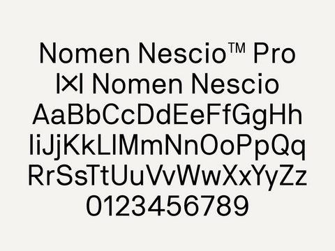 Nomen Nescio Pro