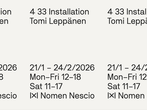4 33 Installation / Festival