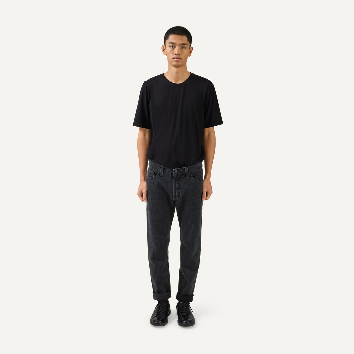 262 Basic Jeans, washed black