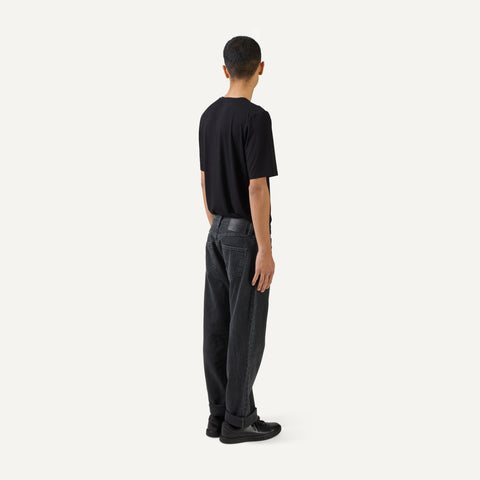 263 Wide Jeans, washed black