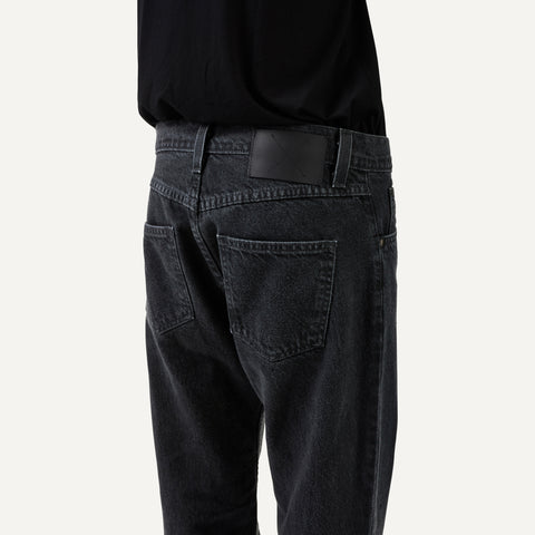 263 Wide Jeans, washed black