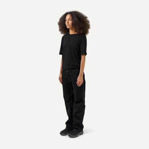 263 Wide Jeans, deep black