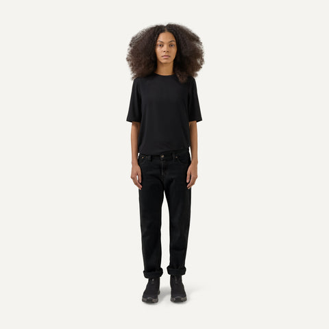 263 Wide Jeans, deep black