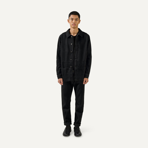320 Worker Denim Jacket, deep black